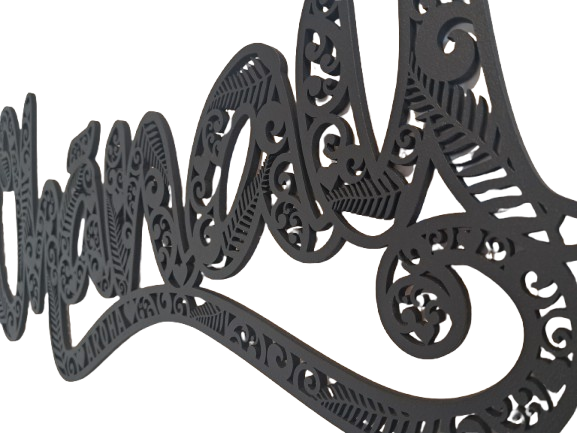 Whanau "Family" Sign - Laser Cut Wall Art - Urban Vibe Studio