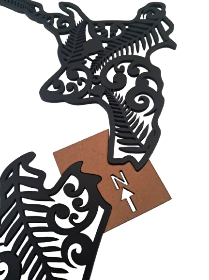 New Zealand Map - Laser Cut Wall Art - Urban Vibe Studio