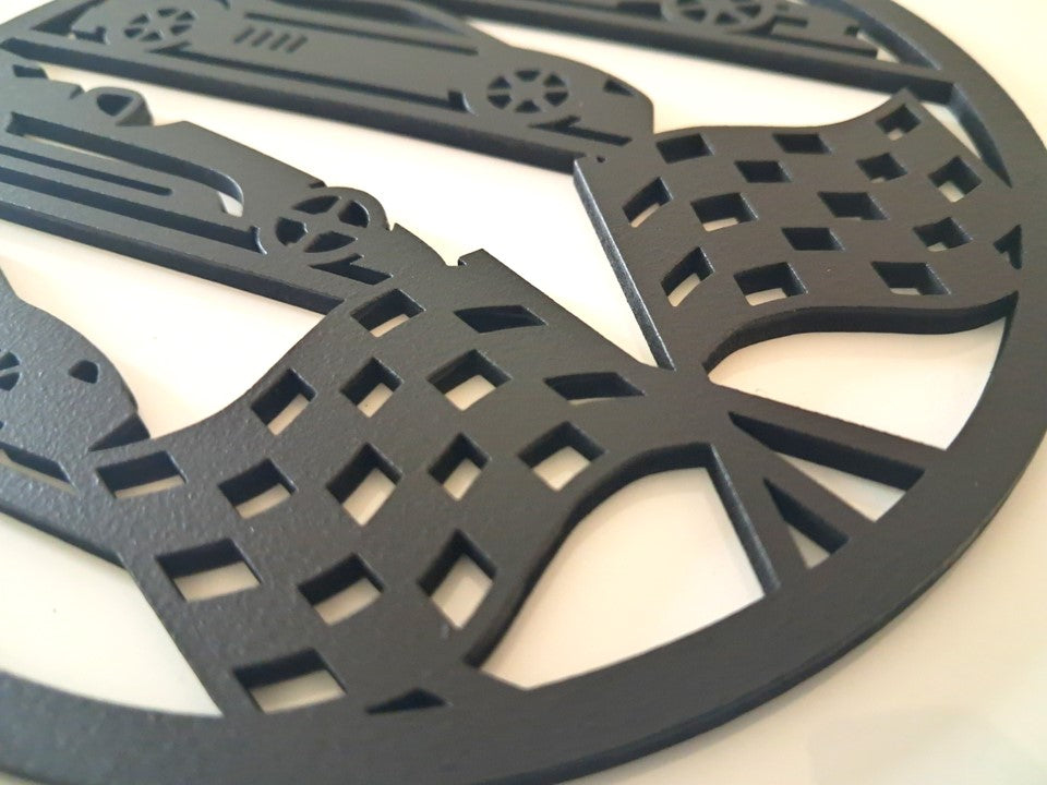 Racing Cars - Laser Cut Wall Art - Urban Vibe Studio