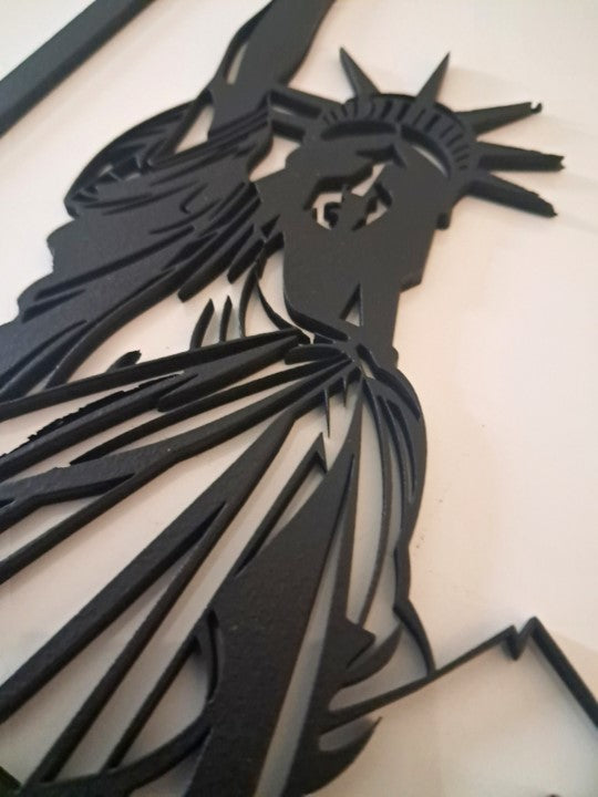 Statue of Liberty - Laser Cut Wall Art - Urban Vibe Studio