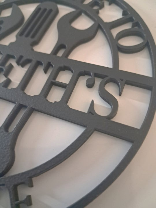 Personalised Garage Sign - Laser Cut Wall Art - Urban Vibe Studio