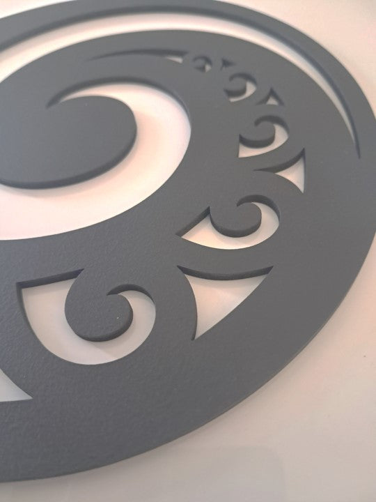 New Zealand Koru Circle - Laser Cut Wall Art - Urban Vibe Studio