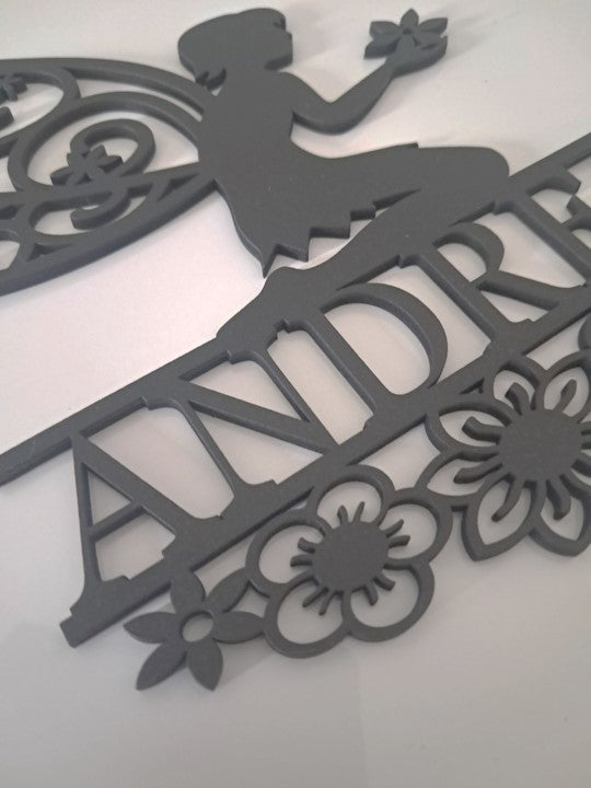 Personalised Childs Bedroom Sign, Laser Cut Wall Art - Urban Vibe Studio