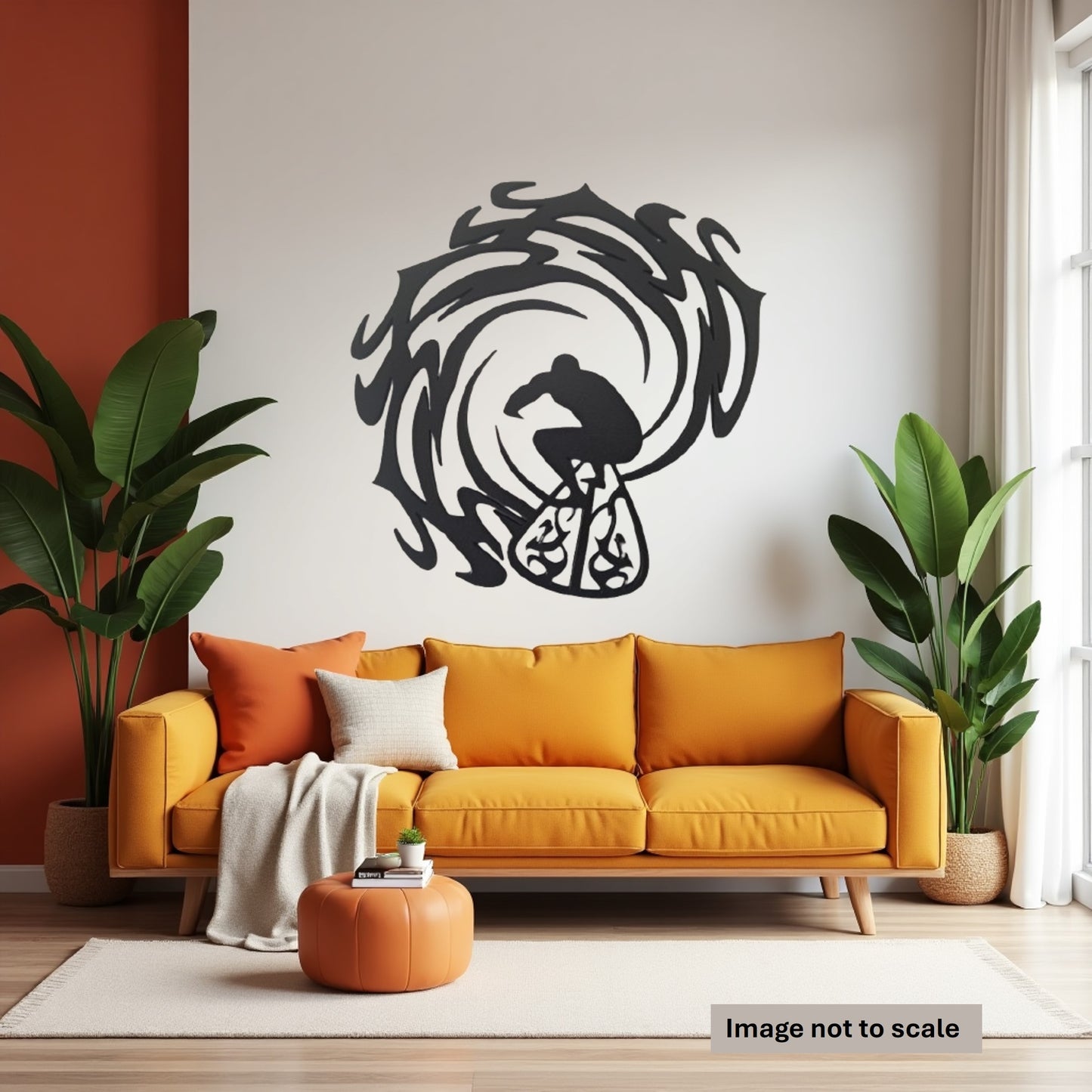 Inferno Surf - Laser Cut Wall Art - Urban Vibe Studio