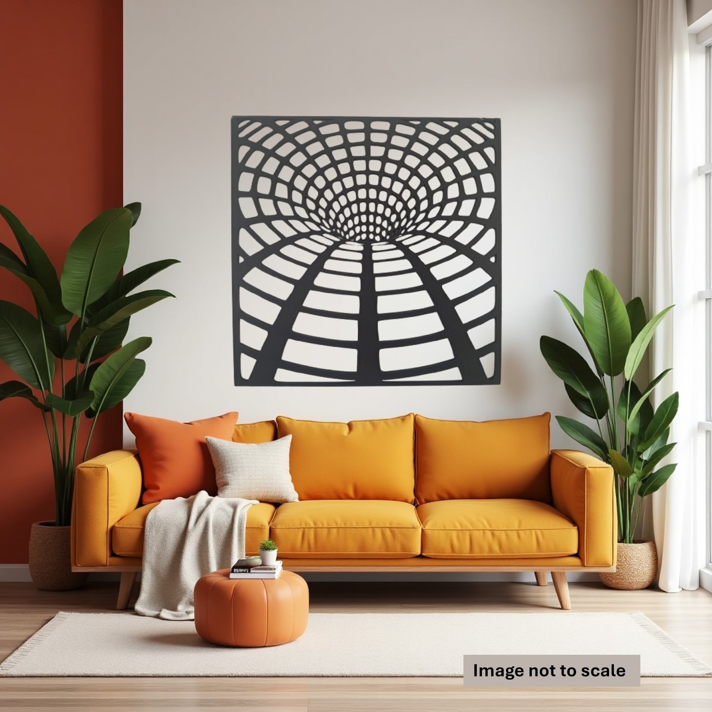 Worm Hole Optical Illusion - Laser Cut Wall Art - Urban Vibe Studio