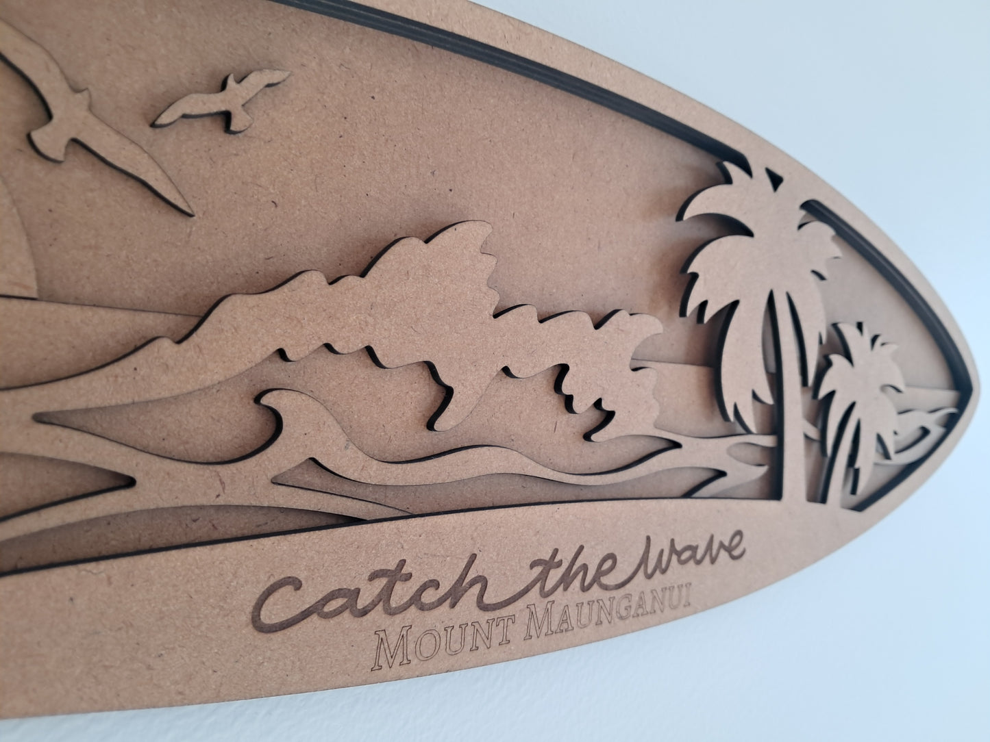 Catch a Wave - 4 Layer, Laser Cut Wall Art - Urban Vibe Studio