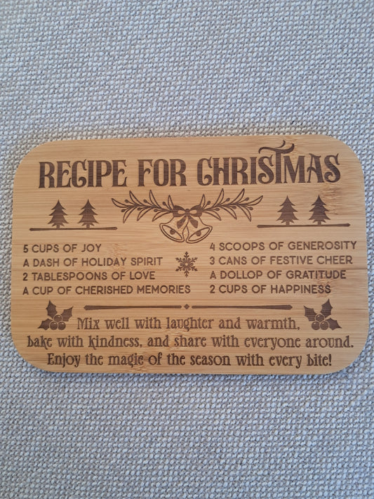 Engraved Serving Board - 26cm x 17.5cm x 0.8cm - Urban Vibe Studio