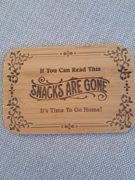 Engraved Serving Board - 26cm x 17.5cm x 0.8cm - Urban Vibe Studio
