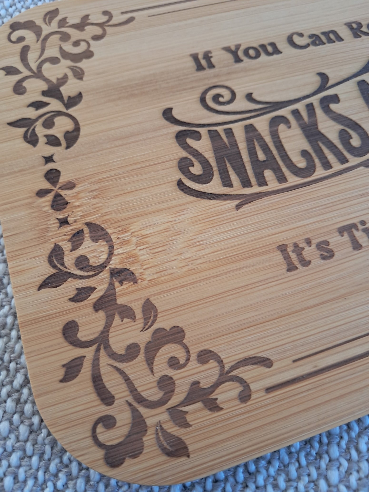 Engraved Serving Board - 26cm x 17.5cm x 0.8cm - Urban Vibe Studio