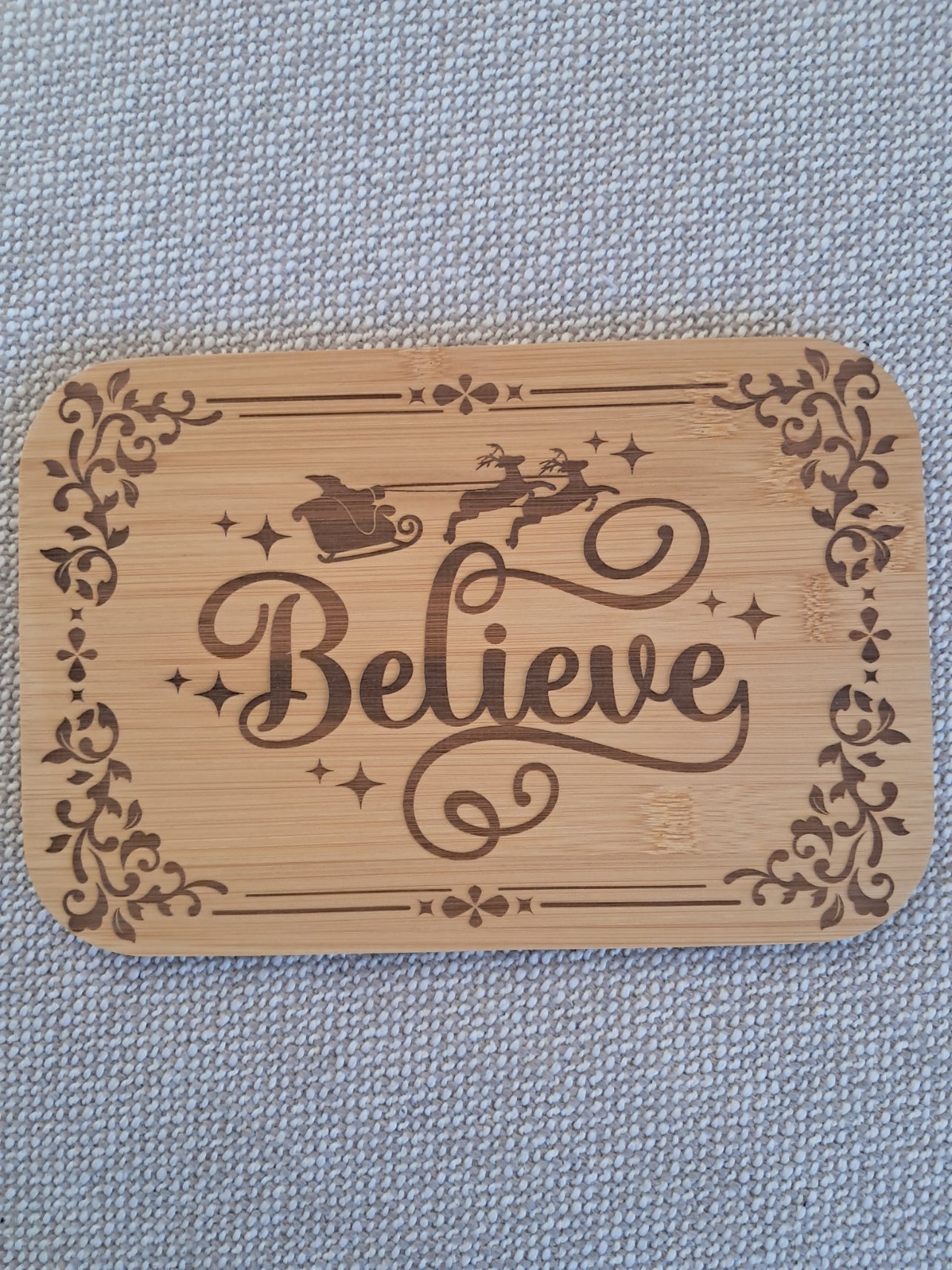 Engraved Serving Board - 26cm x 17.5cm x 0.8cm - Urban Vibe Studio