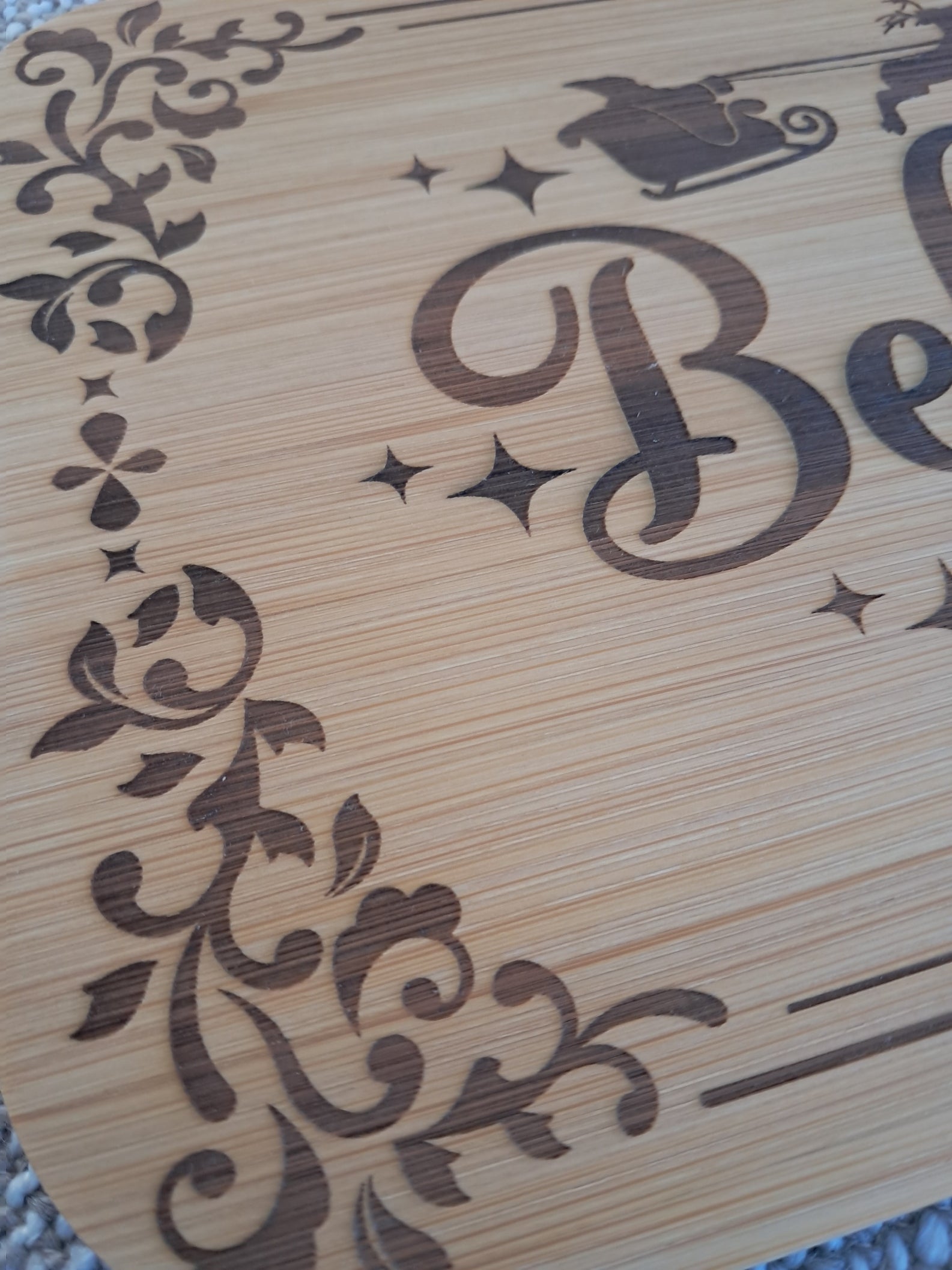Engraved Serving Board - 26cm x 17.5cm x 0.8cm - Urban Vibe Studio
