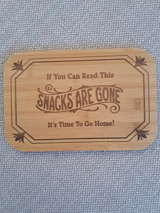 Engraved Serving Board - 26cm x 17.5cm x 0.8cm - Urban Vibe Studio