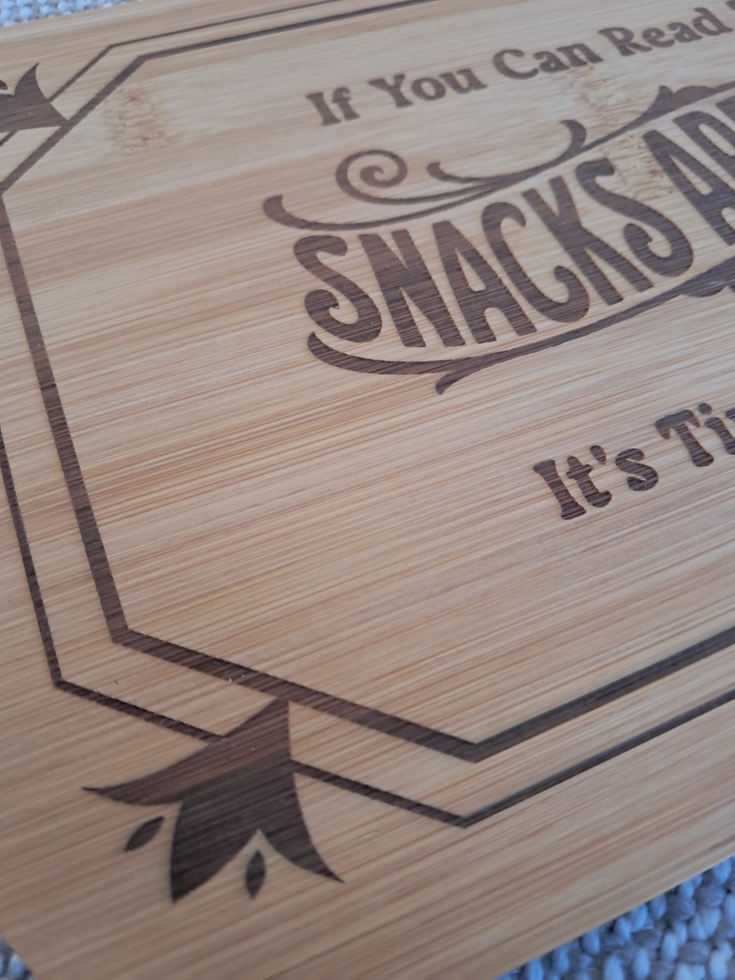 Engraved Serving Board - 26cm x 17.5cm x 0.8cm - Urban Vibe Studio