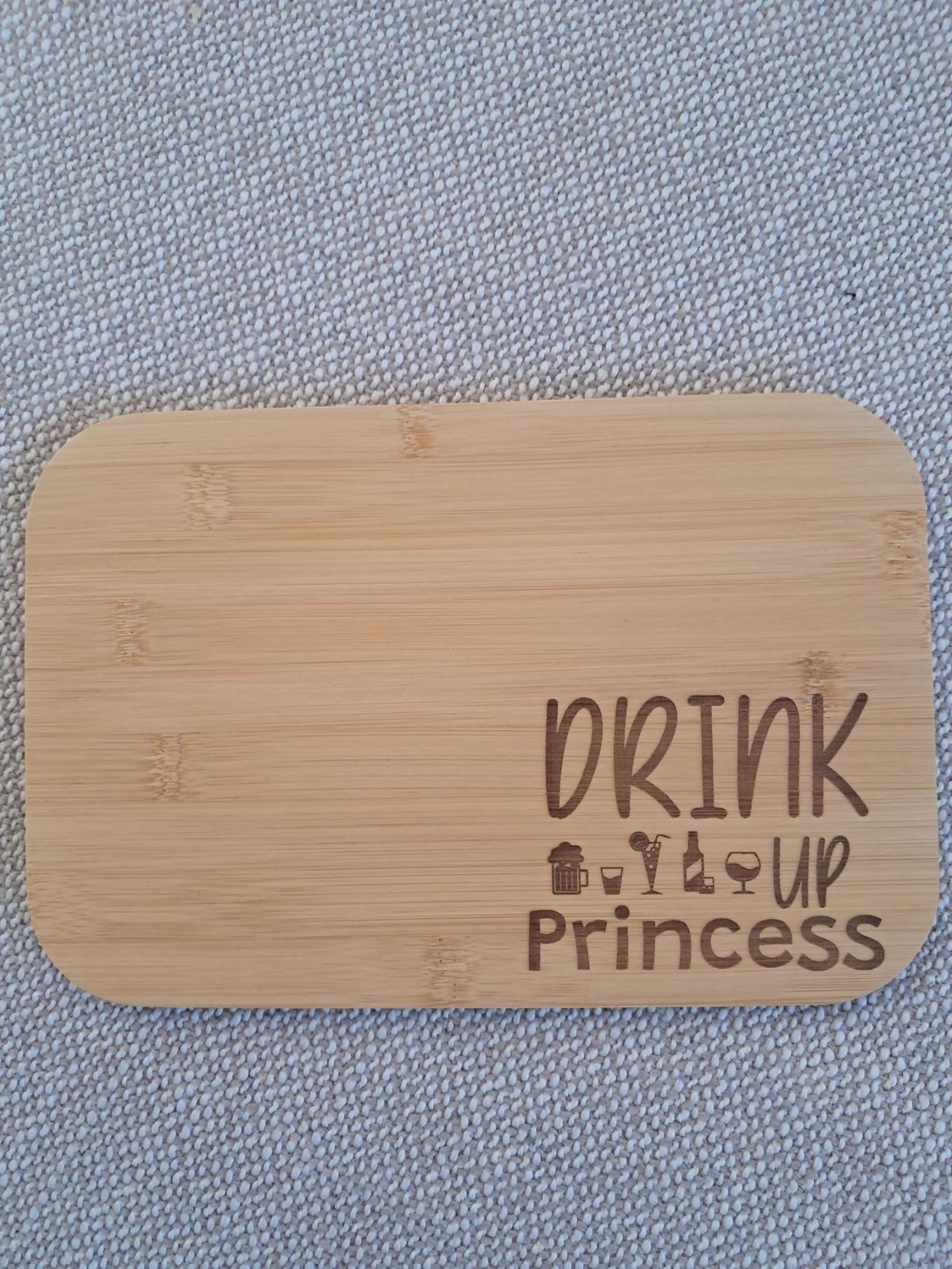 Engraved Serving Board - 26cm x 17.5cm x 0.8cm - Urban Vibe Studio