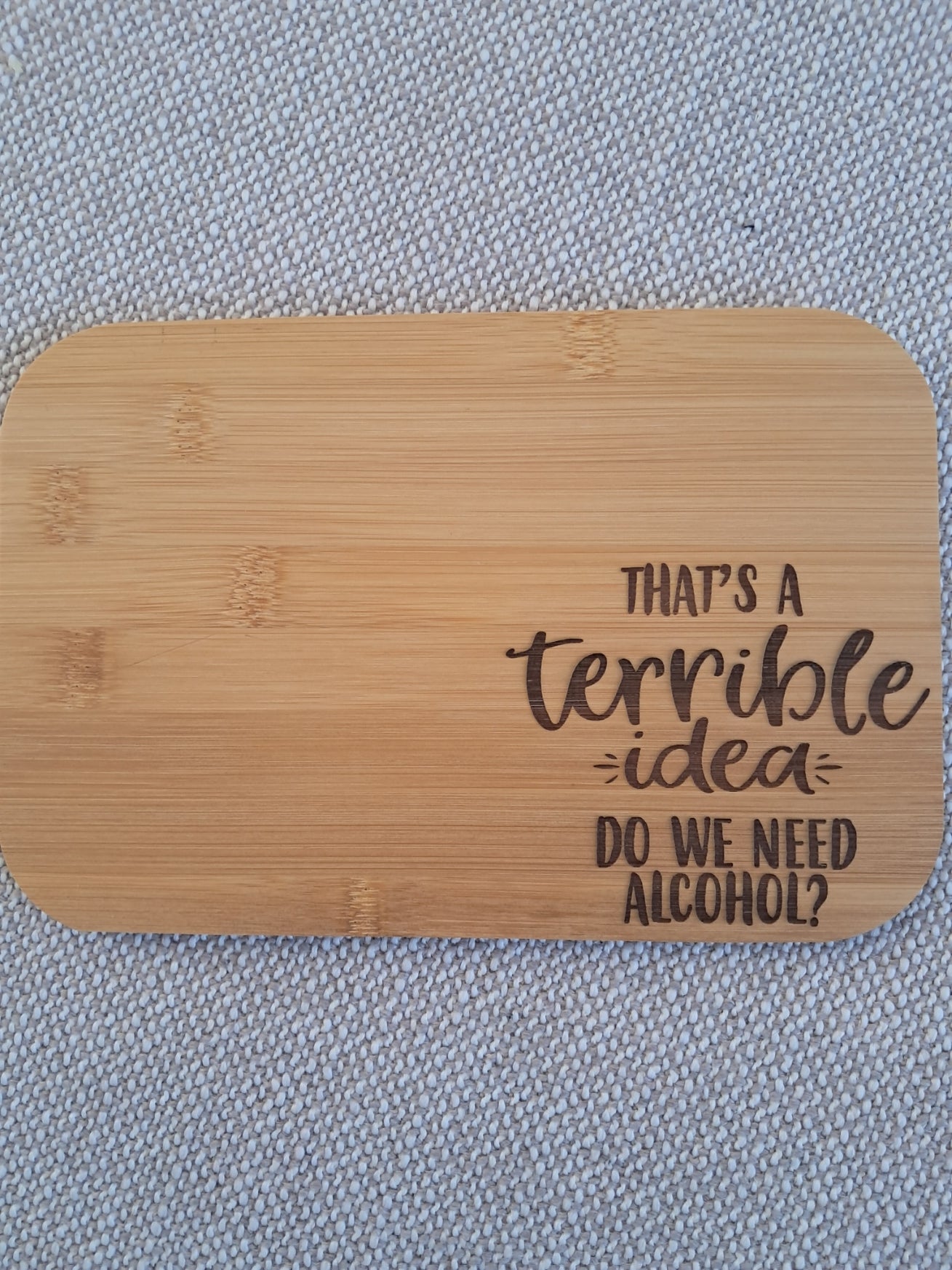 Engraved Serving Board - 26cm x 17.5cm x 0.8cm - Urban Vibe Studio