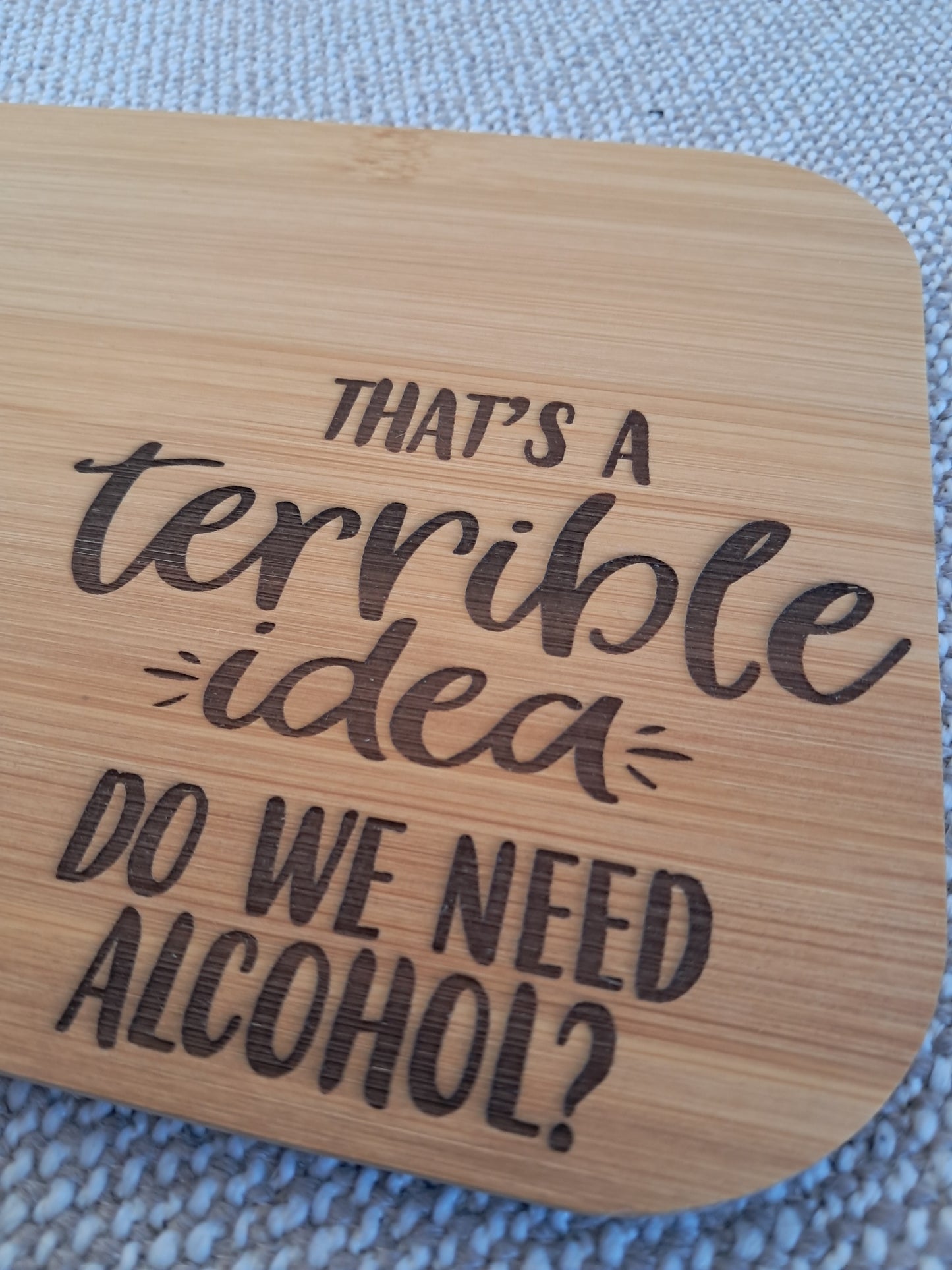 Engraved Serving Board - 26cm x 17.5cm x 0.8cm - Urban Vibe Studio
