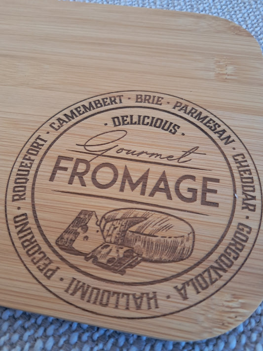 Engraved Serving Board - 26cm x 17.5cm x 0.8cm - Urban Vibe Studio
