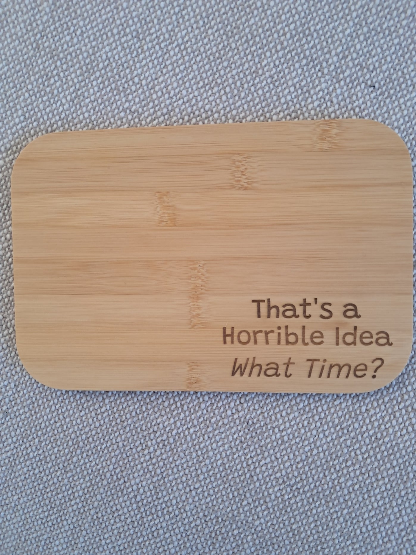 Engraved Serving Board - 26cm x 17.5cm x 0.8cm - Urban Vibe Studio