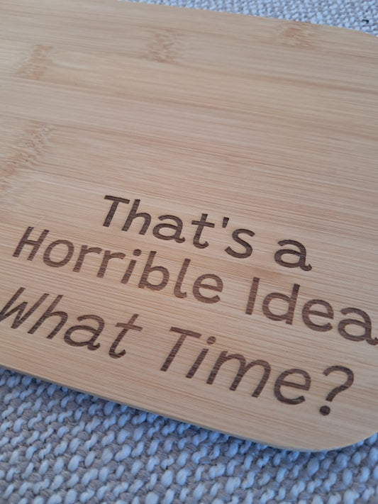 Engraved Serving Board - 26cm x 17.5cm x 0.8cm - Urban Vibe Studio