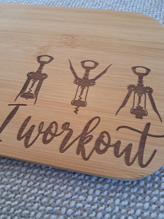 Engraved Serving Board - 26cm x 17.5cm x 0.8cm - Urban Vibe Studio