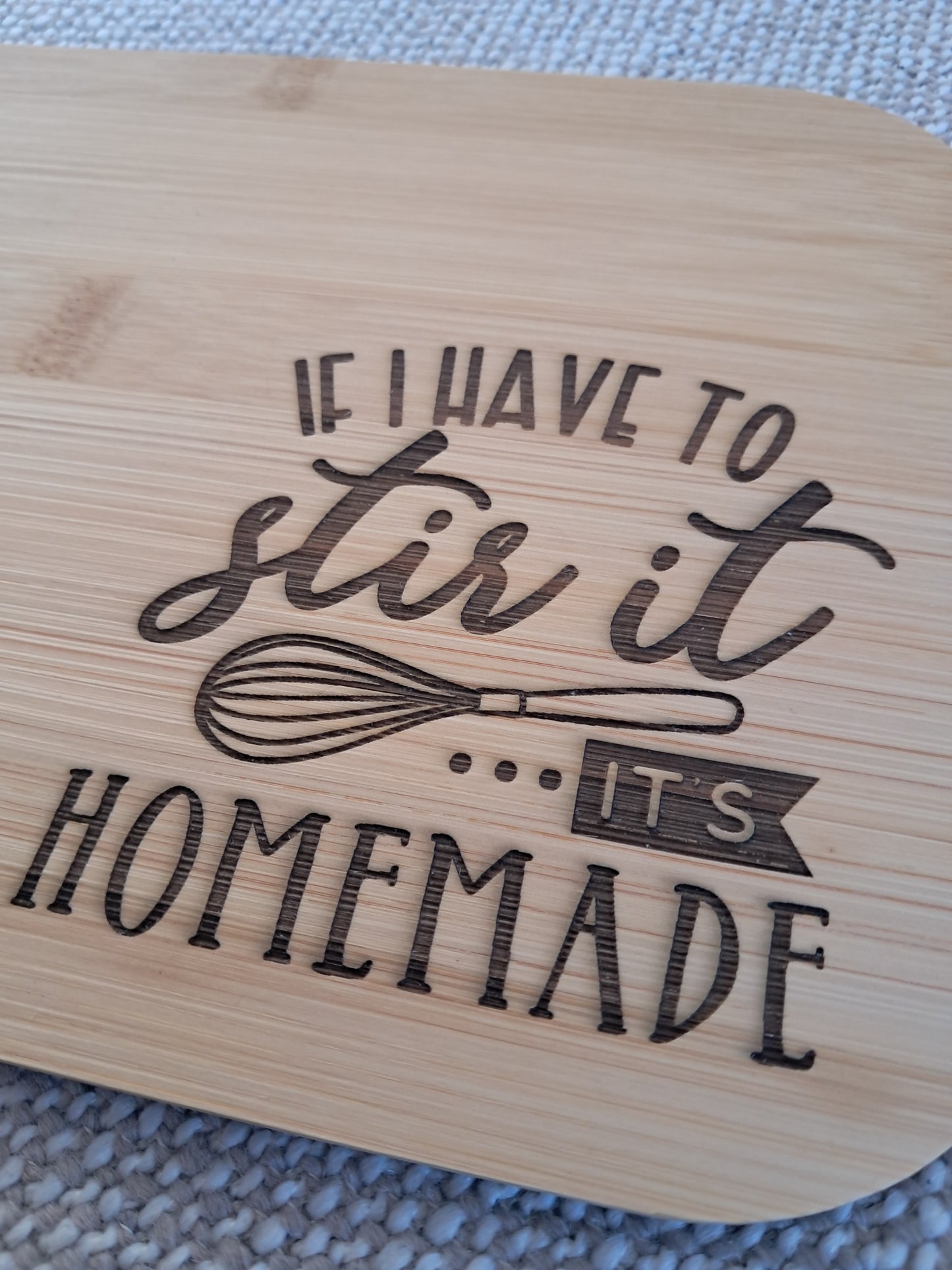 Engraved Serving Board - 26cm x 17.5cm x 0.8cm - Urban Vibe Studio