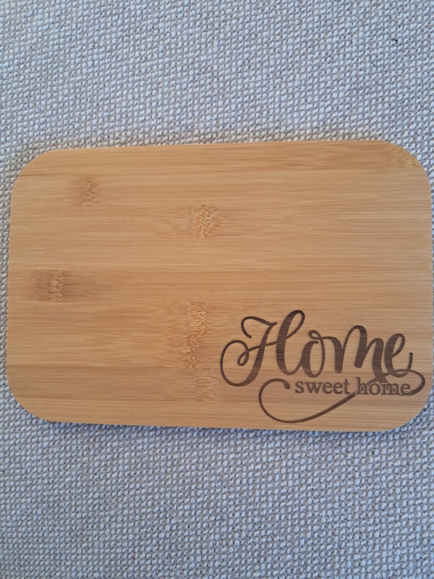 Engraved Serving Board - 26cm x 17.5cm x 0.8cm - Urban Vibe Studio