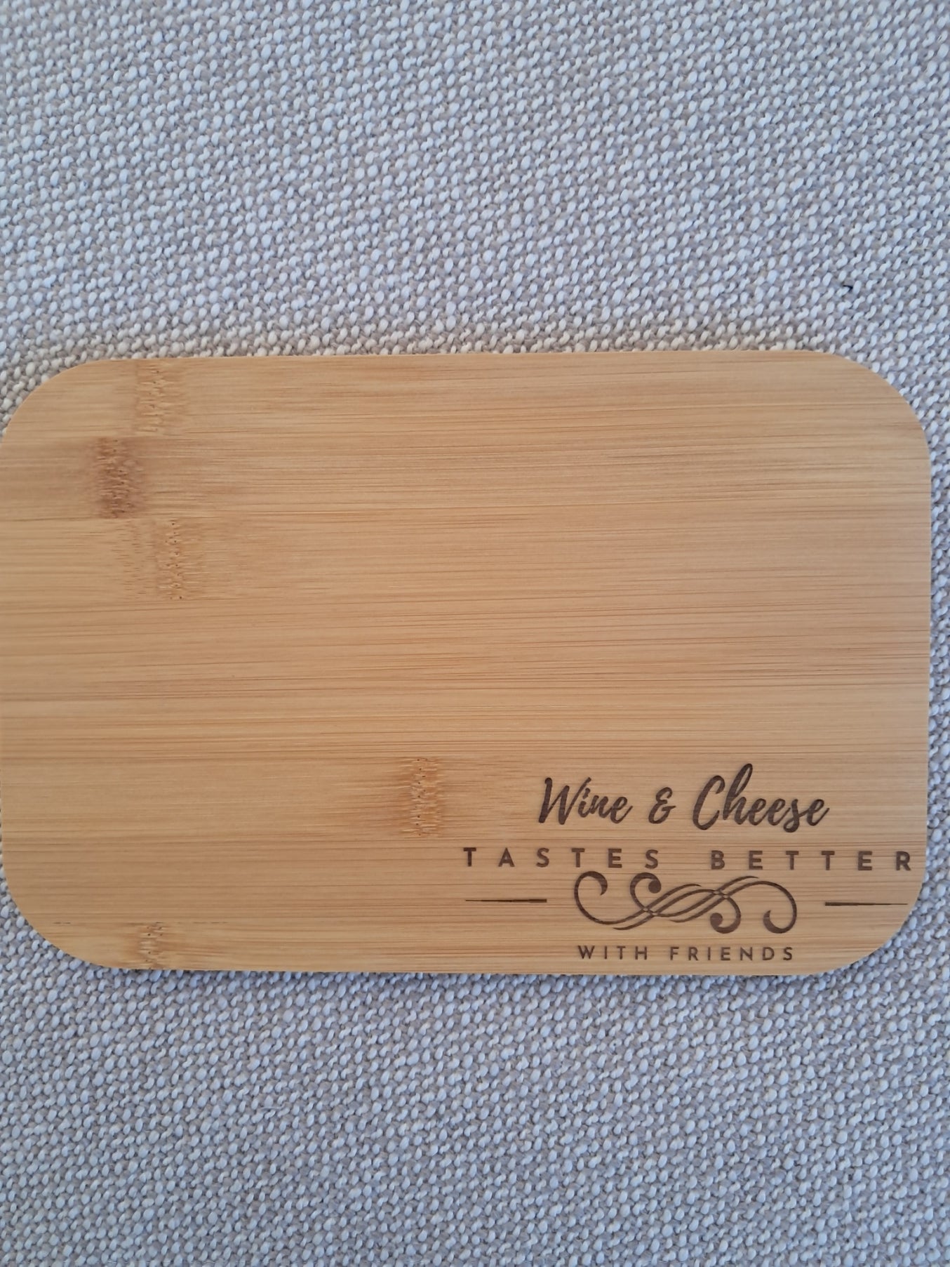 Engraved Serving Board - 26cm x 17.5cm x 0.8cm - Urban Vibe Studio