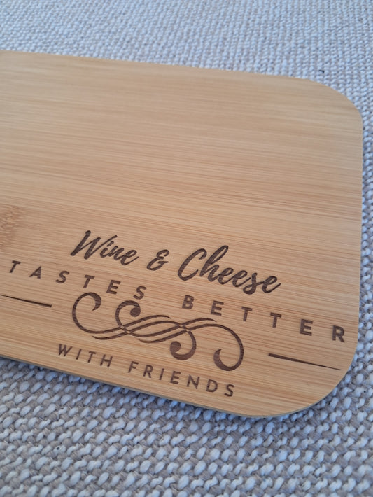 Engraved Serving Board - 26cm x 17.5cm x 0.8cm - Urban Vibe Studio