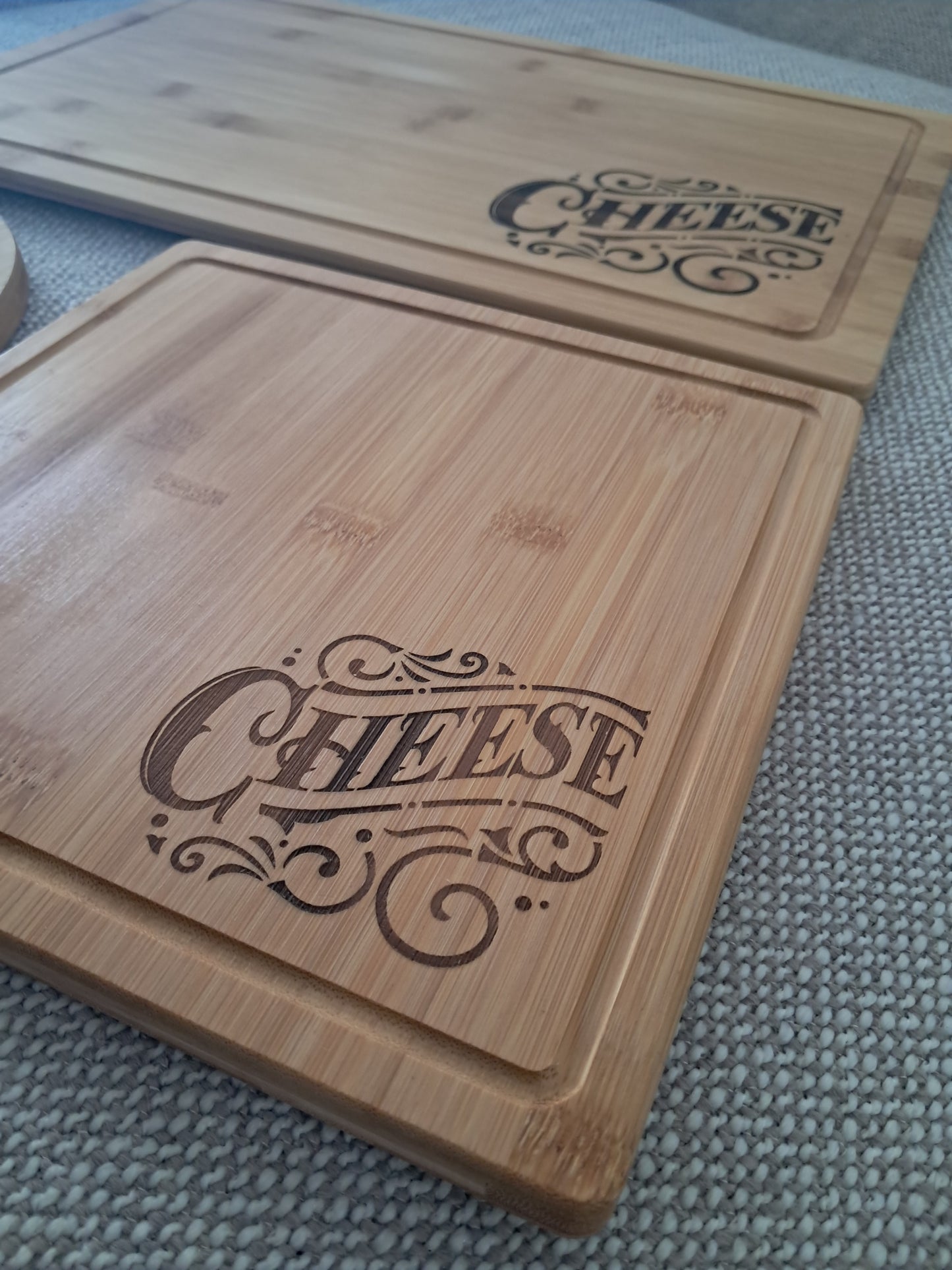 Set of Three Serving / Cutting Boards - Laser Engraved - Urban Vibe Studio