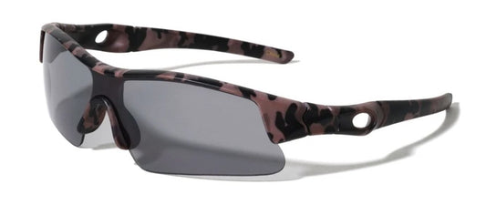 Kids Wrap Around Camo Sunglasses - Urban Vibe Shades - Urban Vibe Studio