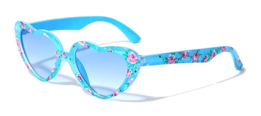 Kids Cool Heart Shaped Sunglasses - Urban Vibe Shades - Urban Vibe Studio