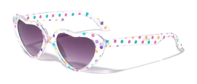 Kids Cool Heart Shaped Sunglasses - Urban Vibe Shades - Urban Vibe Studio