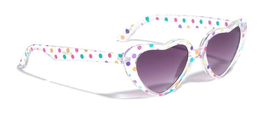 Kids Cool Heart Shaped Sunglasses - Urban Vibe Shades - Urban Vibe Studio