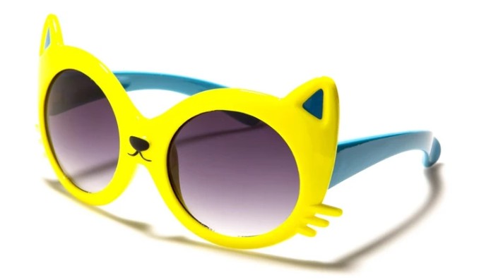 Kids - Super Cute Cat Face -  Sunglasses - Urban Vibe Shades - Urban Vibe Studio
