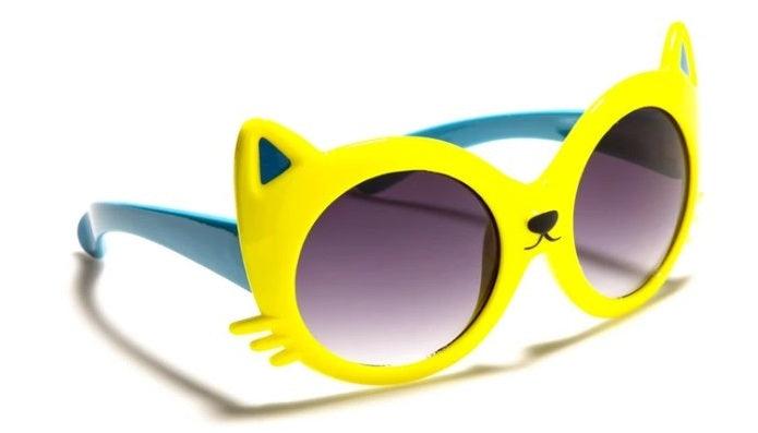 Kids - Super Cute Cat Face -  Sunglasses - Urban Vibe Shades - Urban Vibe Studio