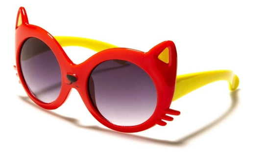 Kids - Super Cute Cat Face -  Sunglasses - Urban Vibe Shades - Urban Vibe Studio