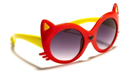 Kids - Super Cute Cat Face -  Sunglasses - Urban Vibe Shades - Urban Vibe Studio