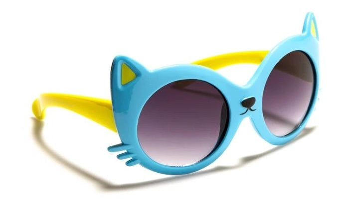 Kids - Super Cute Cat Face -  Sunglasses - Urban Vibe Shades - Urban Vibe Studio