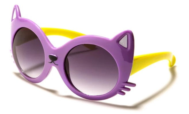 Kids - Super Cute Cat Face -  Sunglasses - Urban Vibe Shades - Urban Vibe Studio