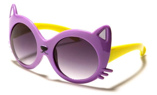 Kids - Super Cute Cat Face -  Sunglasses - Urban Vibe Shades - Urban Vibe Studio