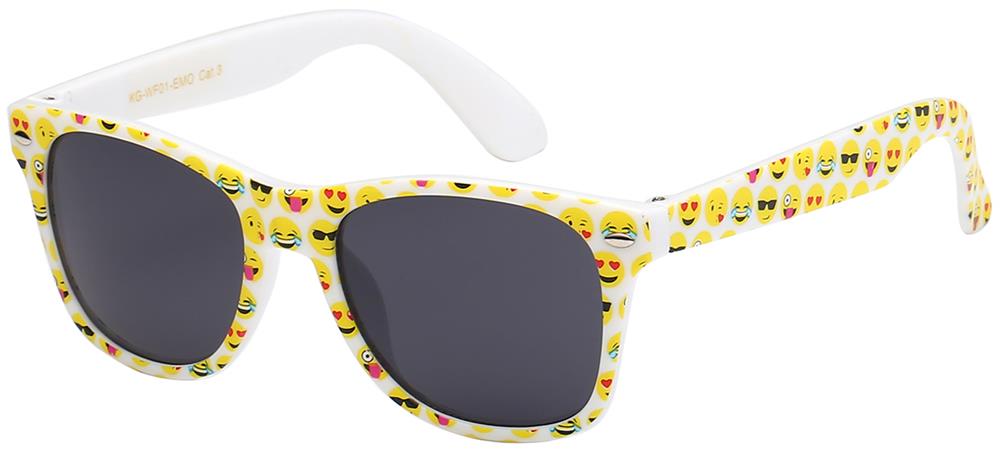 Kids - Emoji Print Classic Sunglasses - Urban Vibe Shades