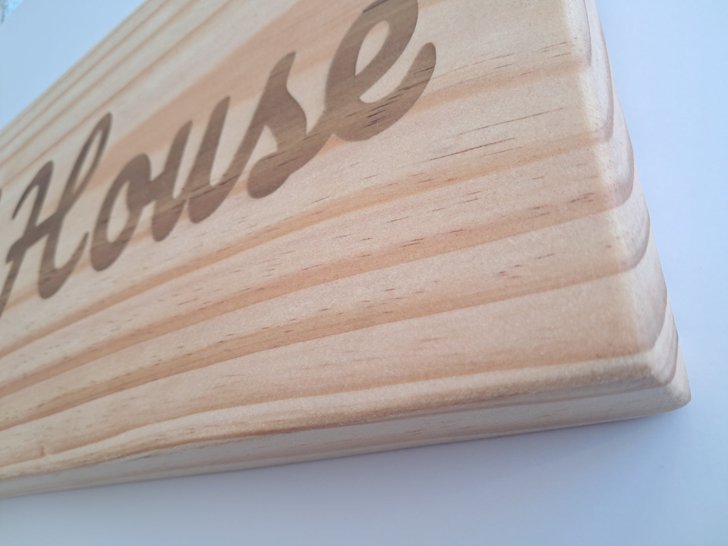Beach House - Engraved Wall Art - NZ Made