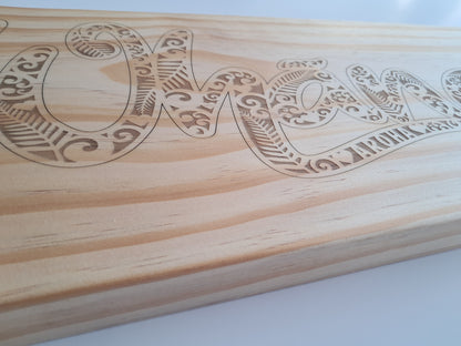 Whanau - Engraved Wall Art - NZ Made