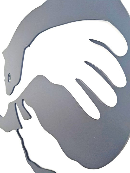 Cat Hug Silhouette - Laser Cut Wall Art - Urban Vibe Studio
