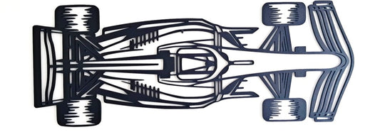 Formula F1 Car Top View - Laser Cut Wall Art - Urban Vibe Studio