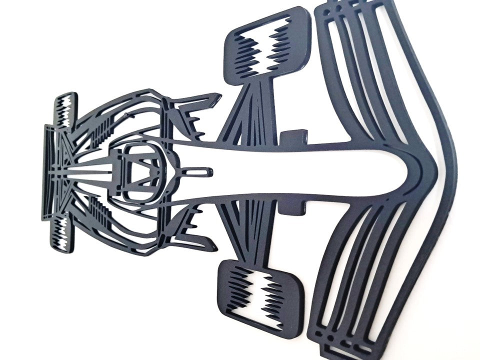 Formula F1 Car Top View - Laser Cut Wall Art - Urban Vibe Studio