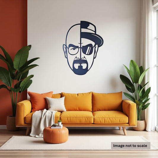 Walter White Breaking Bad - Laser Cut Wall Art - Urban Vibe Studio