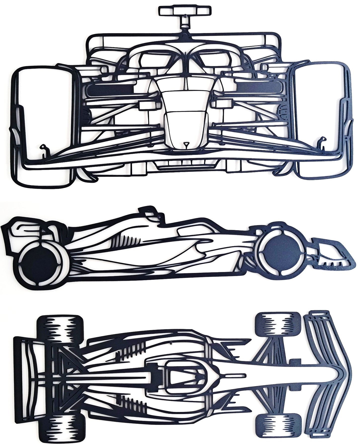 Three Car F1 Combo Bundle - Laser Cut Wall Art - Urban Vibe Studio
