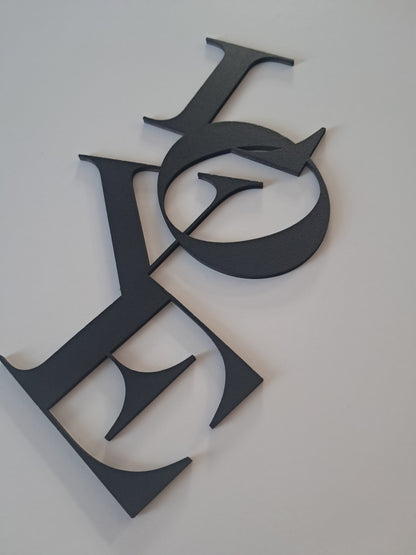 LOVE - Laser Cut Wall Art - NZ Made