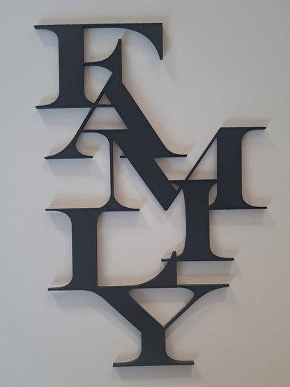 FAMILY - Laser Cut Wall Art - NZ Made